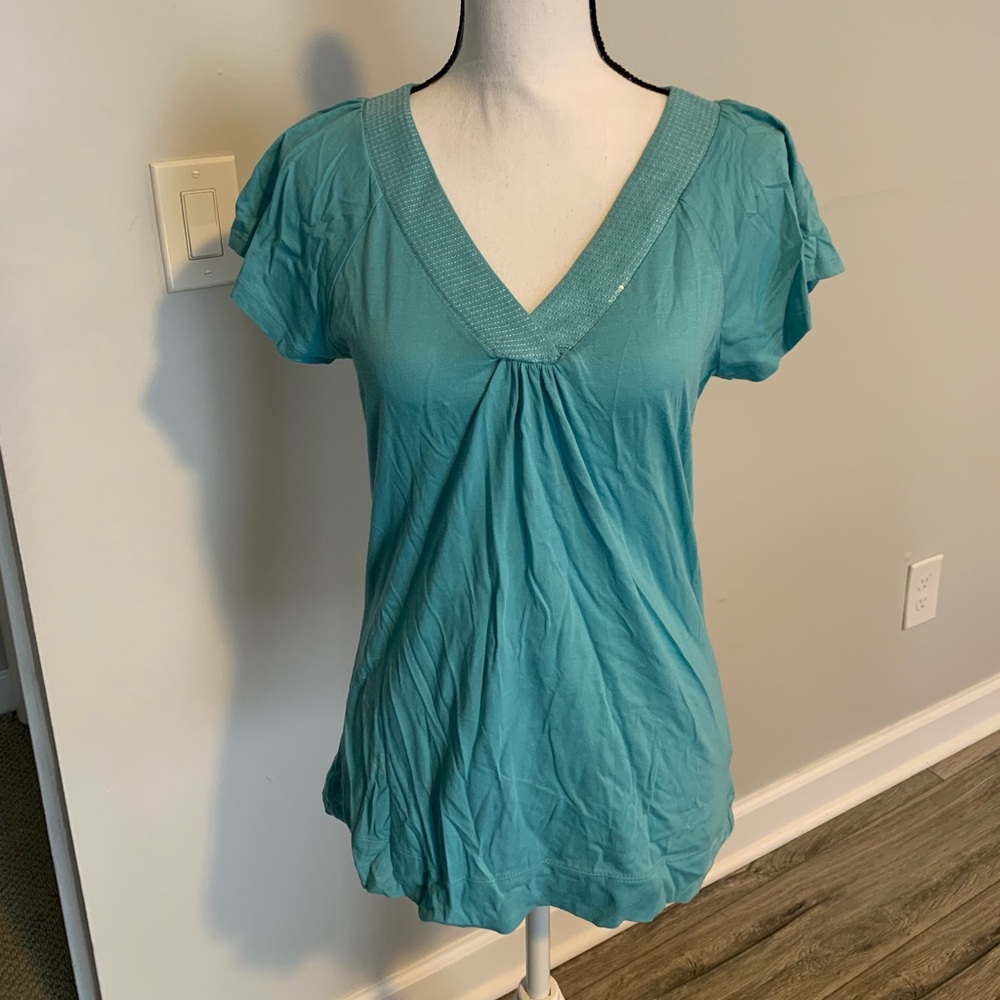 Short sleeve T-Shirt with sequins